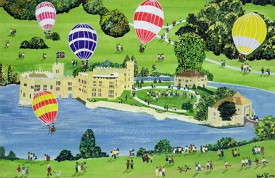 Ballooning at Leeds Castle